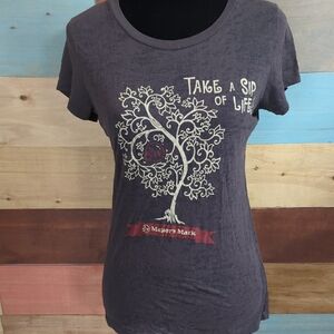 Makers Market Women's Charcoal Graphic Tee